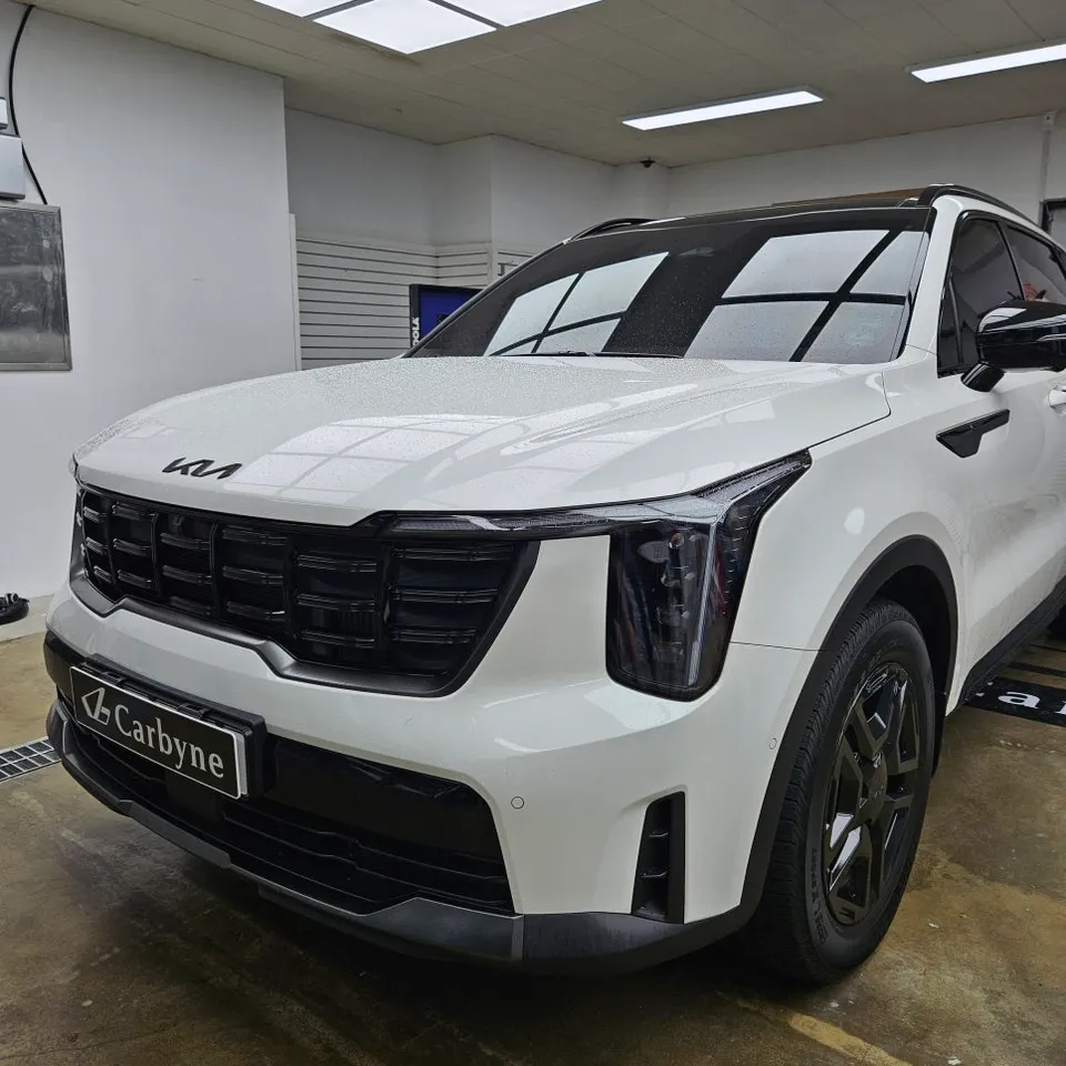 Kia Sorento MQ4のドアキャッチラッピング事例 施工写真 1-1