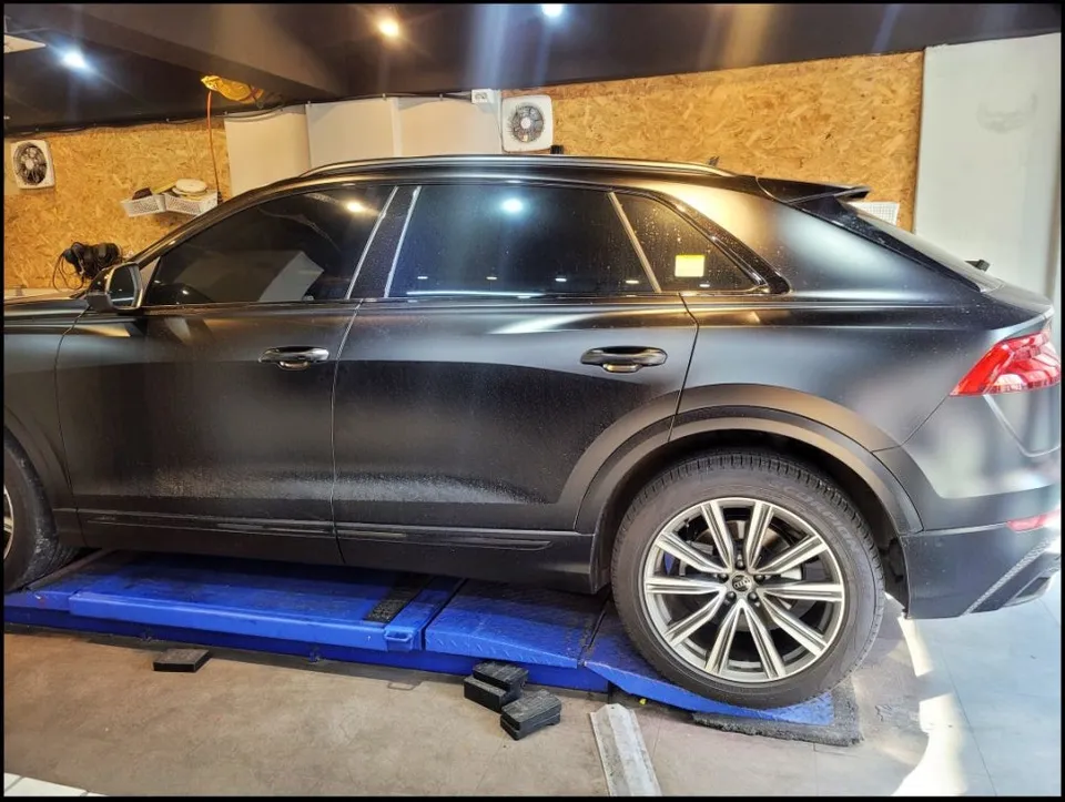 Audi Q8 wheel repair - Audi Q8 Wheel Repair Review: Matte Black Transformation Achieved photo 6