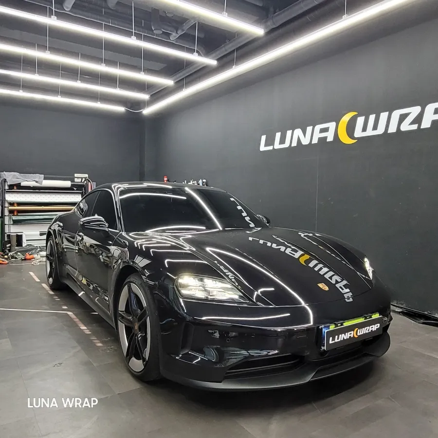 Porsche Taycan PPF施工事例:韓国での実例と費用目安 施工写真 2-1