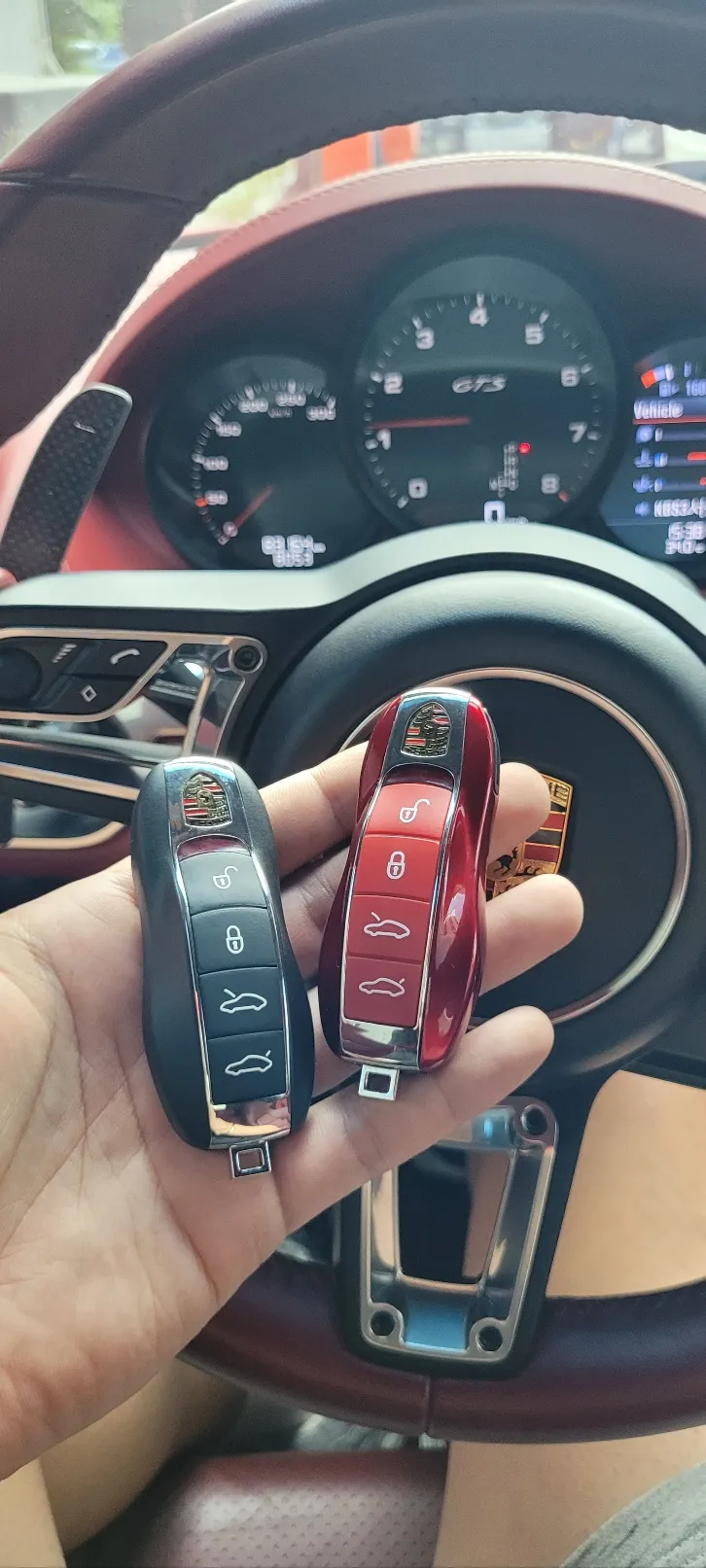 Porsche 718 Boxster GTS oem options installation result