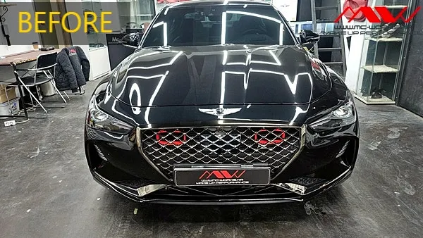 Genesis G70 Vinyl Wrap Review: All-Black Transformation Before