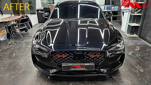 Genesis G70 Vinyl Wrap Review: All-Black Transformation After