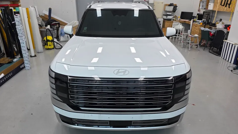 Hyundai Palisade PPF施工事例｜クローム部分のブラックアウト 写真