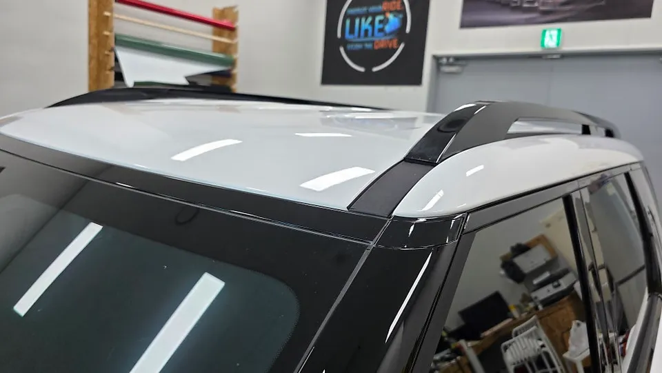 Hyundai Palisade PPF施工事例｜クローム部分のブラックアウト 施工写真 3-3