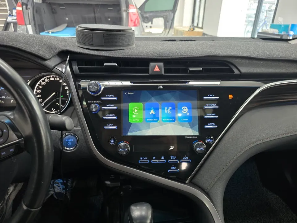 Toyota Camry android head unit installation result