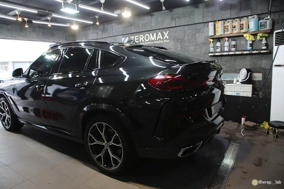 BMW X6 wrap ppf package - BMW X6 Wrap PPF Combo Review: All-Black Chrome Delete photo 2