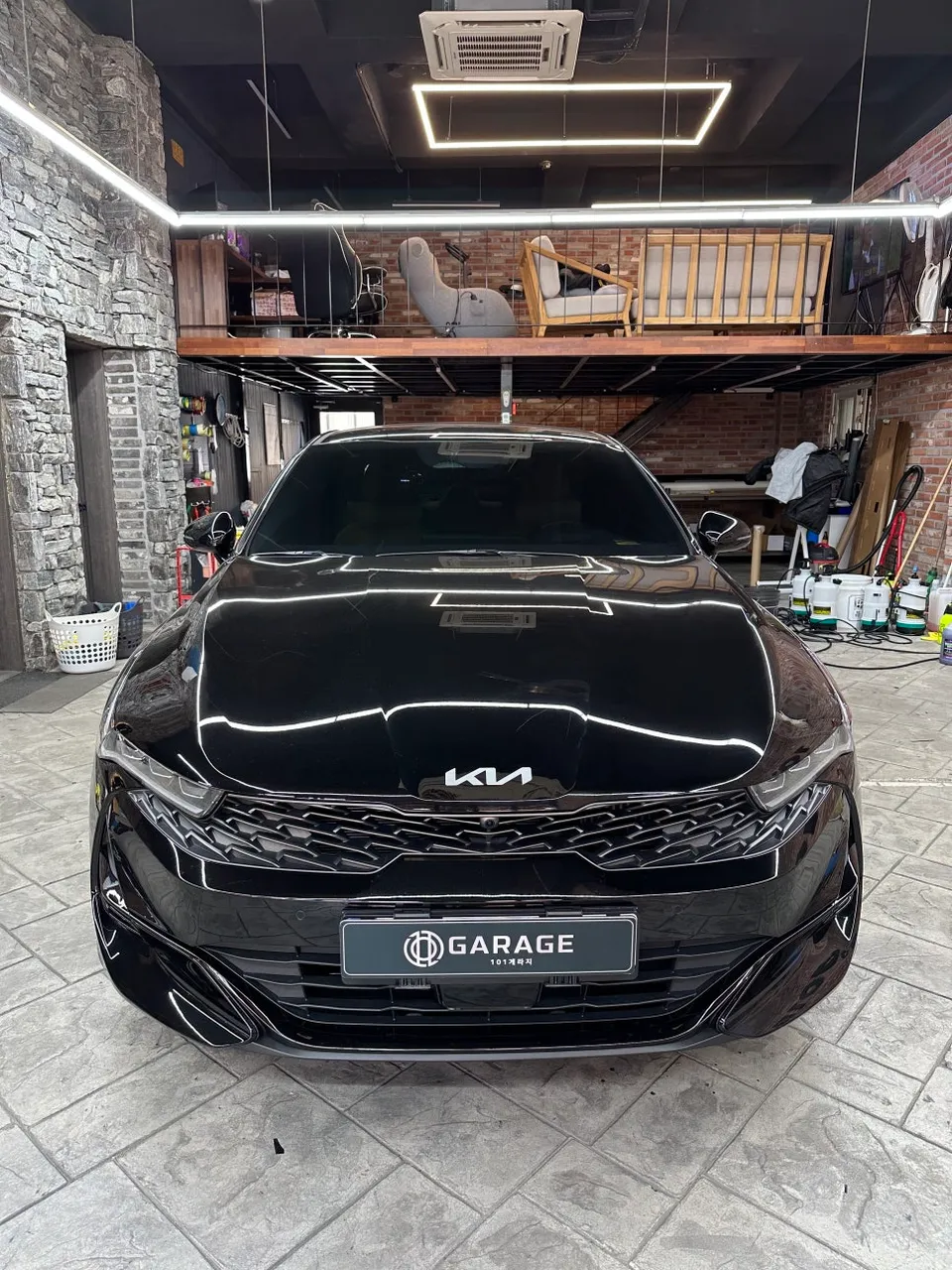 Kia K5 DL3 vinyl wrap installation result
