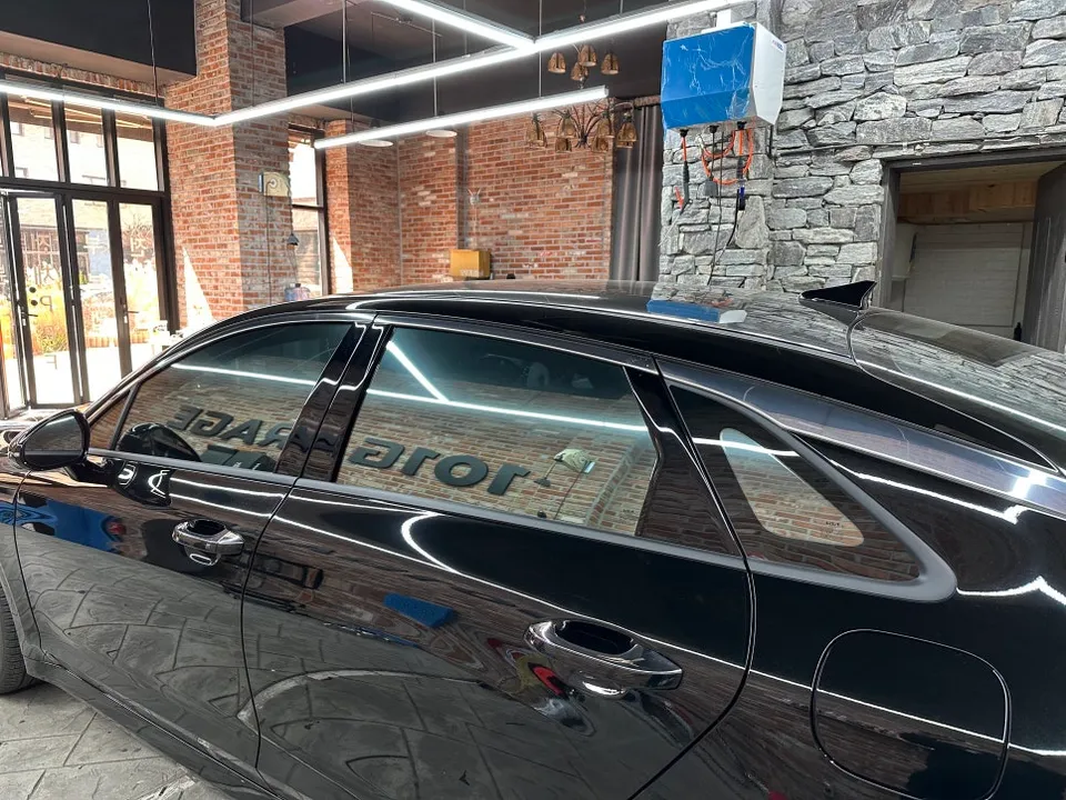 Kia K5 DL3 vinyl wrap - Kia K5 DL3 Vinyl Wrap Review: All-Black Transformation photo 4