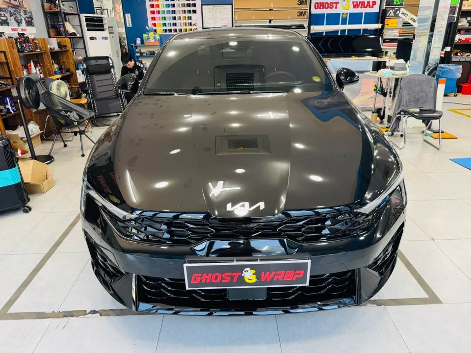 Kia K5 DL3 Vinyl Wrap Review — Emblem & Bumper Upgrade Before