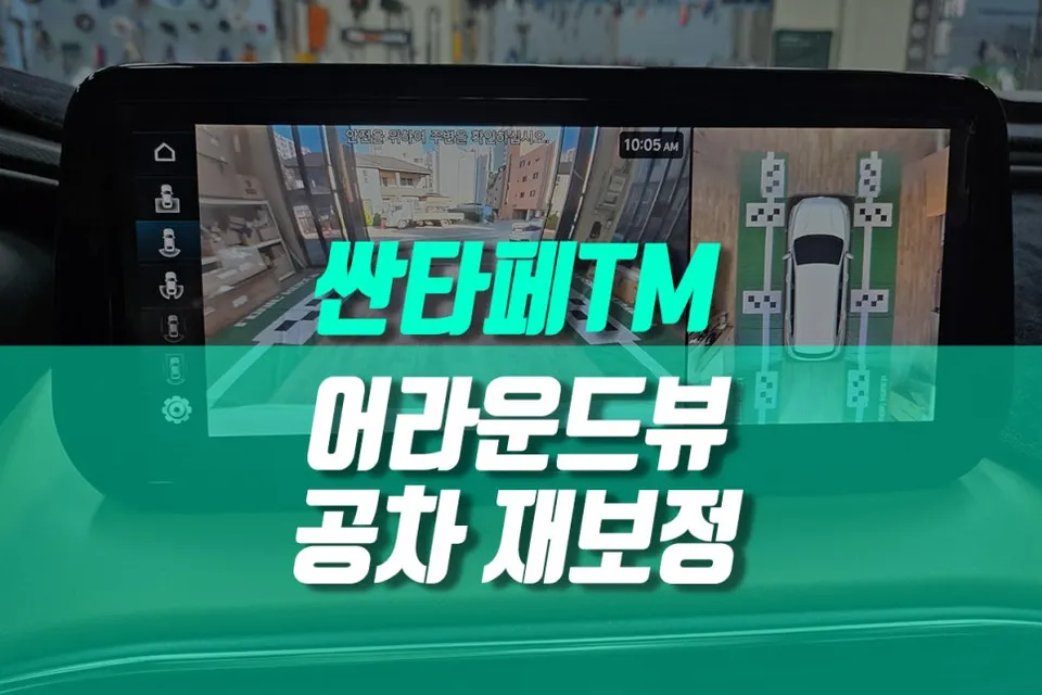 Hyundai Santa Fe TM surround view camera review