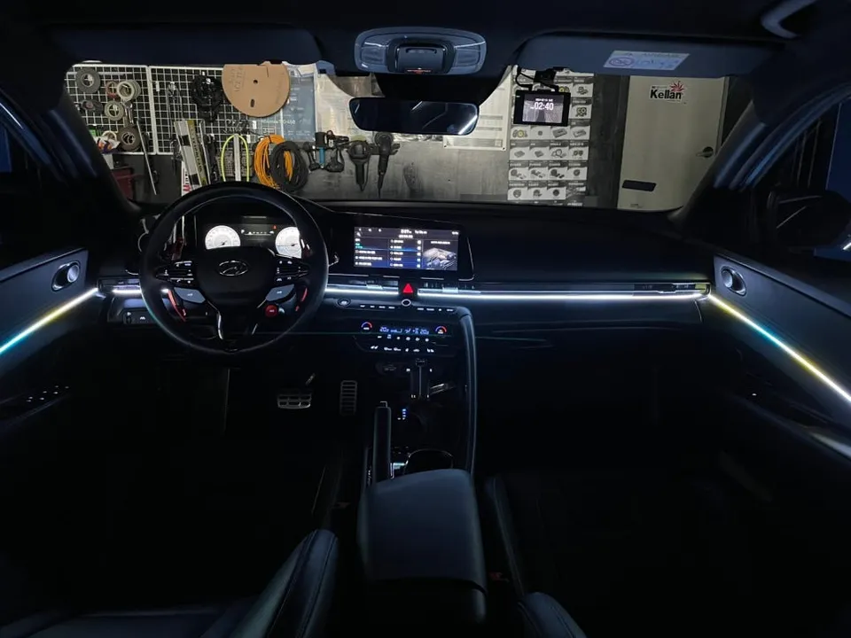 Hyundai Elantra ambient lighting - Hyundai Elantra Ambient Lighting Review: Cost & Results photo 3