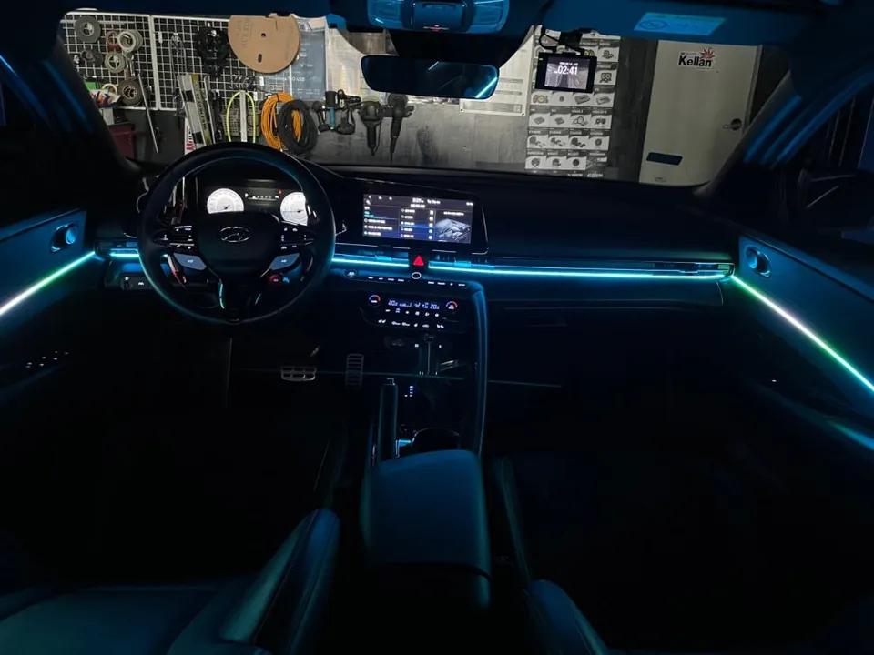 Hyundai Elantra ambient lighting - Hyundai Elantra Ambient Lighting Review: Cost & Results photo 4