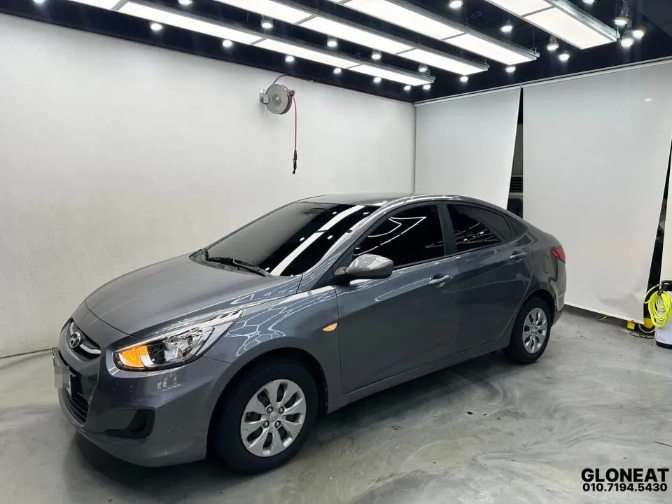 Hyundai Accent android head unit installation result