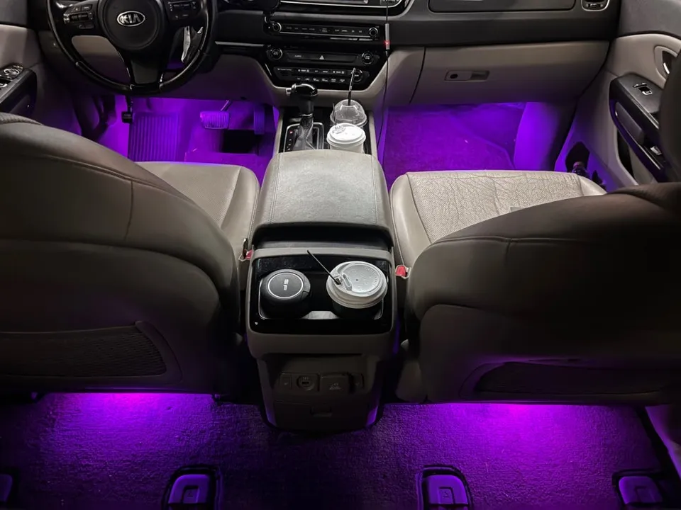 Kia Carnival KA4 ambient lighting - Kia Carnival KA4 Ambient Lighting Review — Under $40 Upgrade photo 4