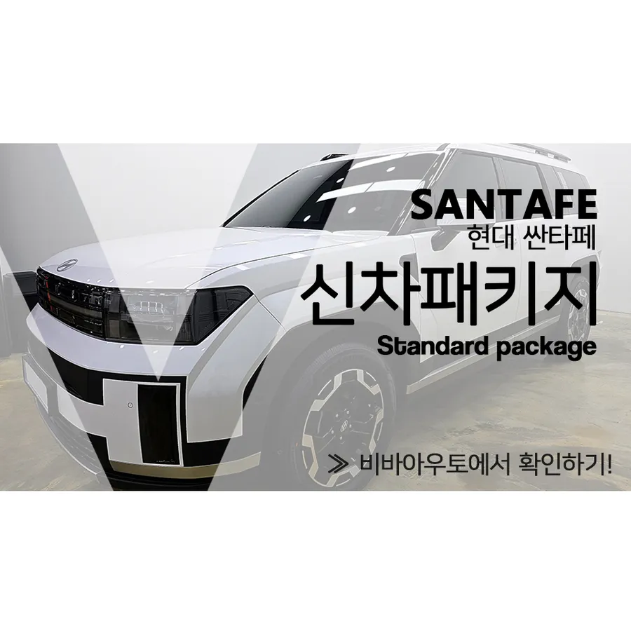 Hyundai Santa Fe MX5 new car package installation result