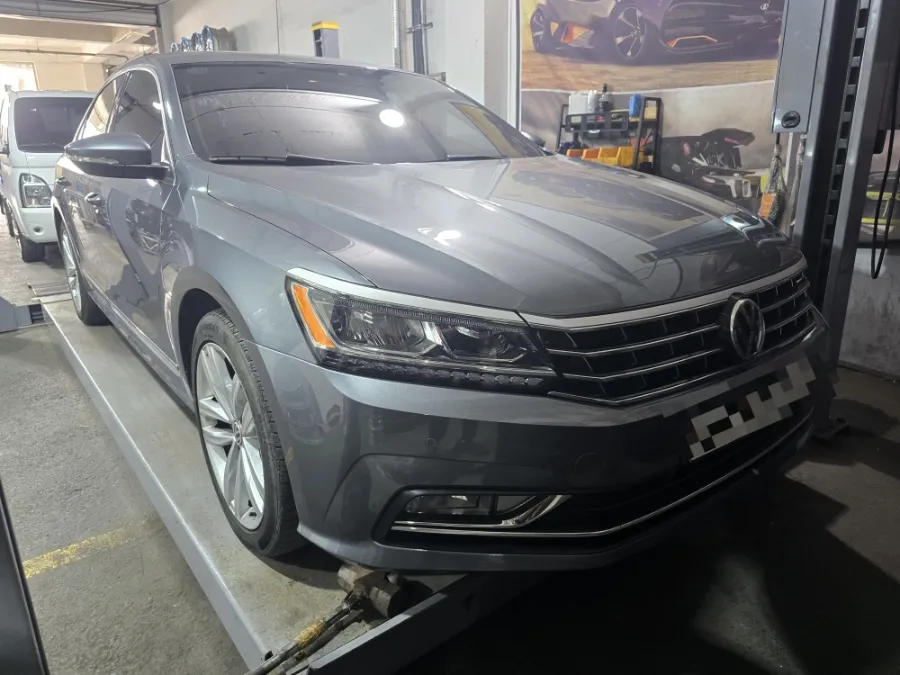 Volkswagen Passat wheel repair installation result