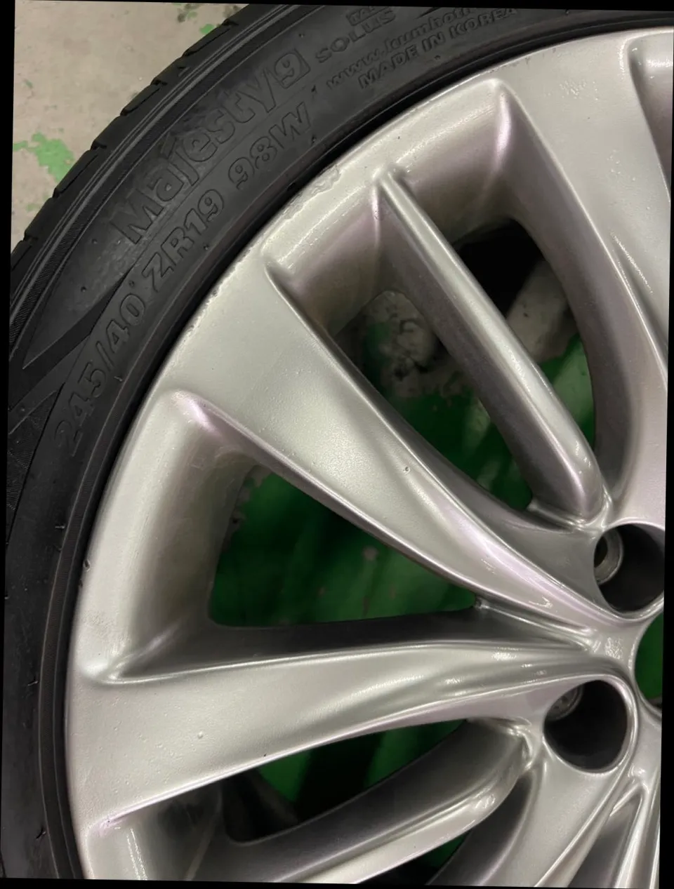 Genesis G80 wheel repair - Genesis G80 Wheel Refinishing Review — Hyperblack 3-Stage Coating photo 5
