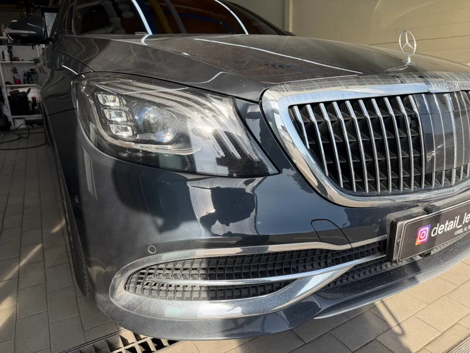 Mercedes-Benz Maybachのガラスコーティング事例｜費用目安・仕上がり 施工写真 3-1