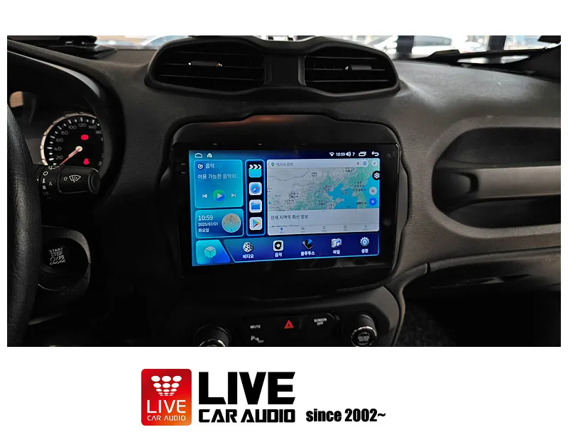 Jeep RenegadeのAndroid Auto・CarPlay取付事例 施工写真 2-2