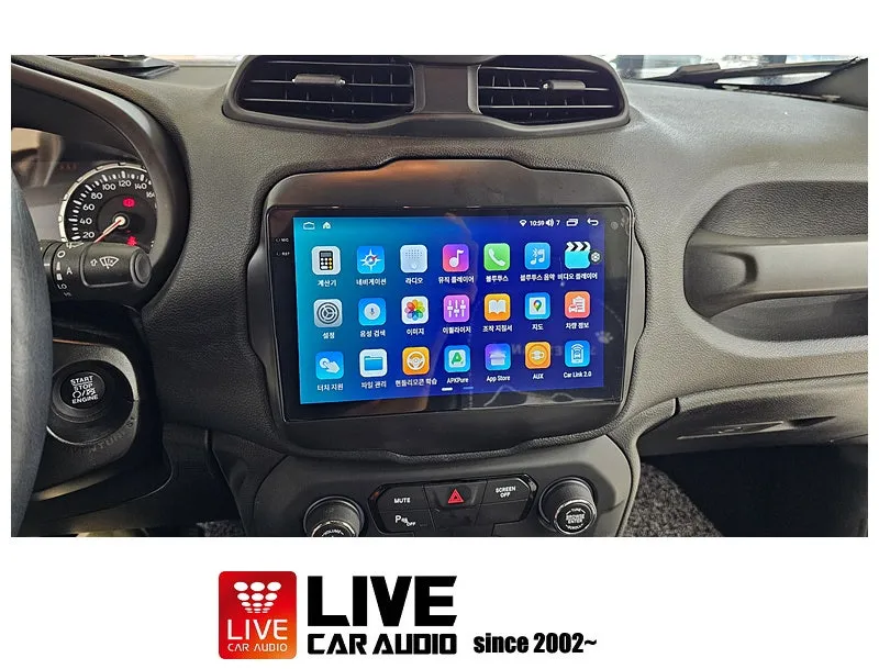Jeep RenegadeのAndroid Auto・CarPlay取付事例 施工写真 4-2