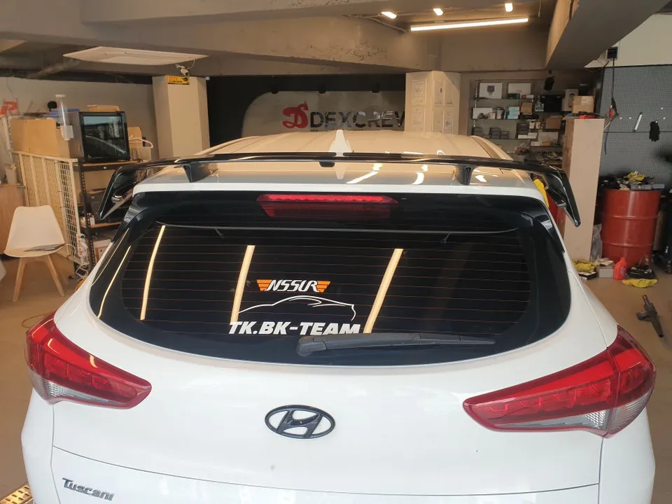Hyundai Tucson TL body kit installation result