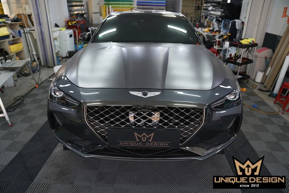 Genesis G70のガラスコーティング事例|費用目安・仕上がり 施工写真 2-1