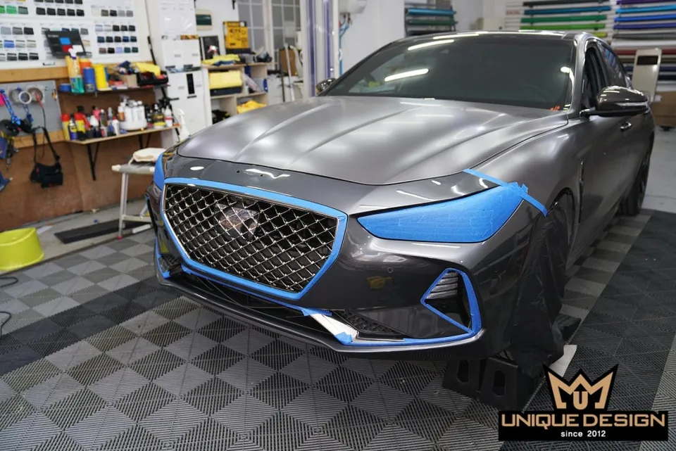 Genesis G70のガラスコーティング事例|費用目安・仕上がり 施工写真 3-1