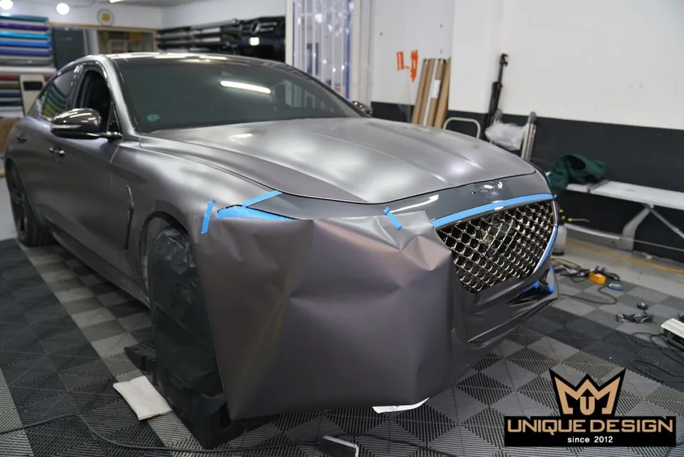 Genesis G70のガラスコーティング事例|費用目安・仕上がり 施工写真 1-2