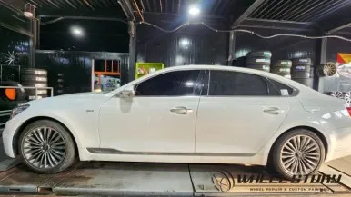 Kia K900 wheel repair - Kia K900 Wheel Repair & Refinishing Review — Powder Coating Results photo 3