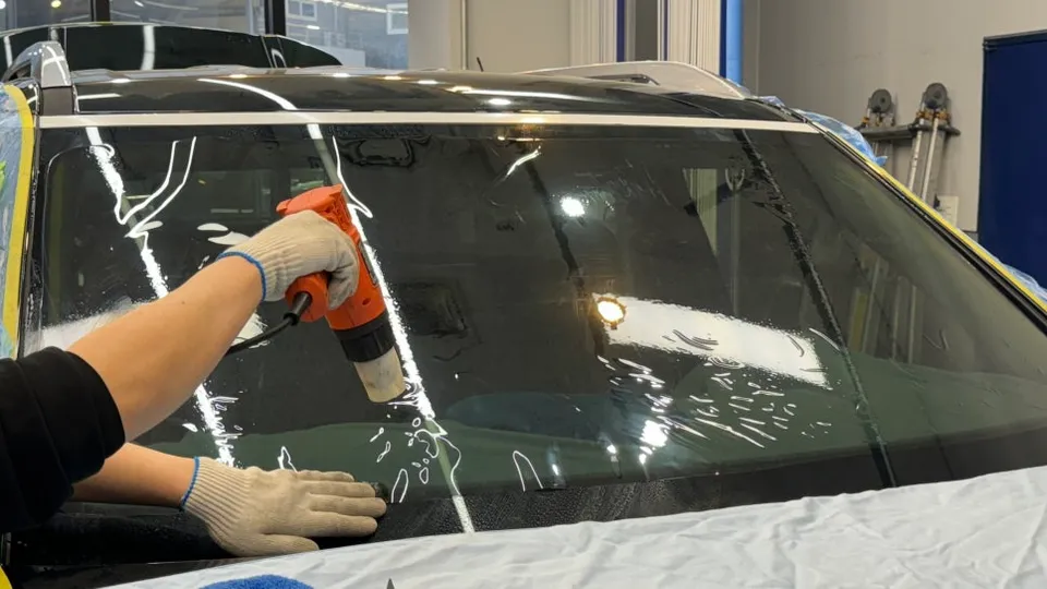 Hyundai Palisadeのカーフィルム施工事例｜費用目安・仕上がり 施工写真 1-3