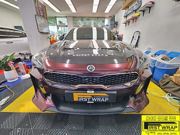 Kia Stinger vinyl wrap - Kia Stinger Vinyl Wrap Review: Matte Black Cost & Results photo 4