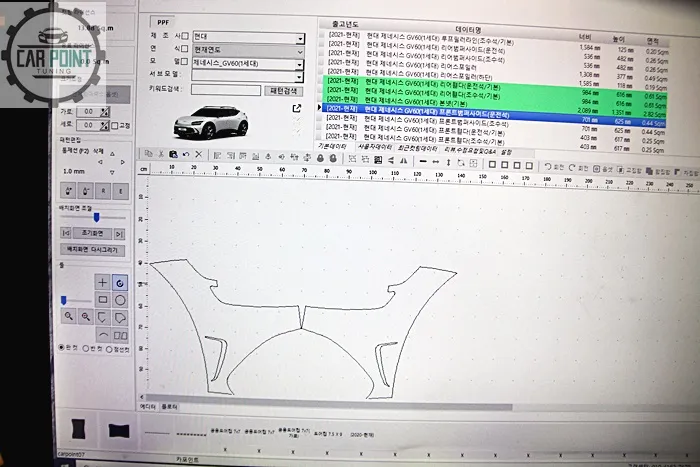 Genesis GV60 PPF施工事例｜費用目安と仕上がり 施工写真 4