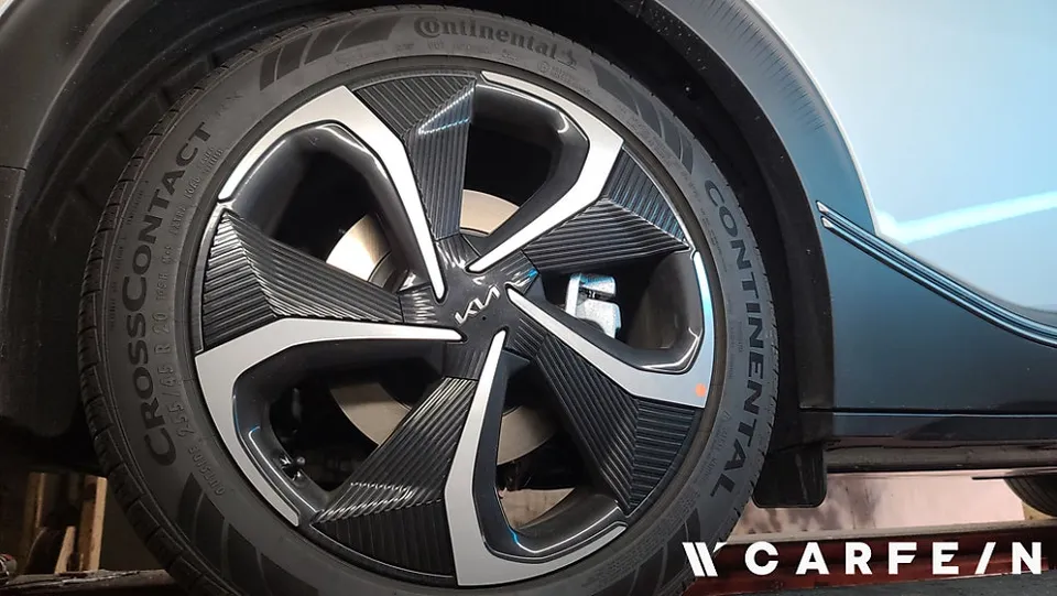 Kia EV6 soundproofing installation result