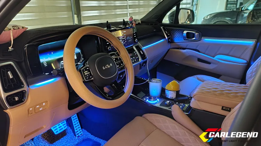 Kia Sorento MQ4 ambient lighting - Kia Sorento MQ4 Ambient Lighting Review — Enhanced Interior Mood photo 3