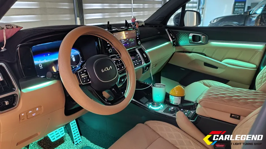 Kia Sorento MQ4 ambient lighting - Kia Sorento MQ4 Ambient Lighting Review — Enhanced Interior Mood photo 4