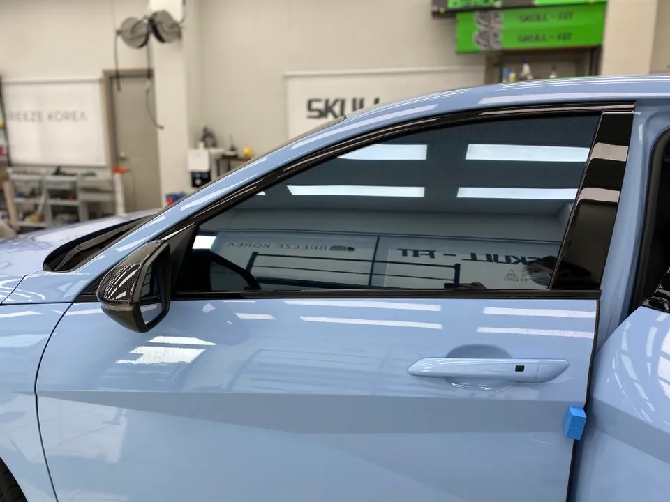 Hyundai Elantra Nのカーフィルム施工事例|費用目安・仕上がり 施工写真 3-1