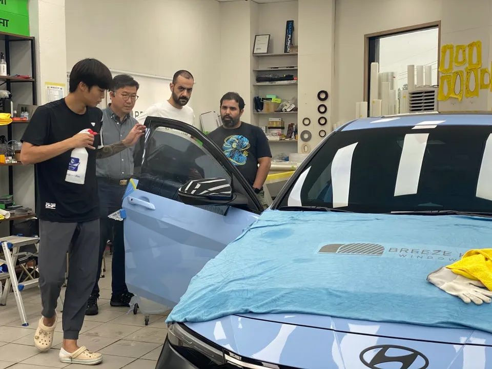 Hyundai Elantra Nのカーフィルム施工事例|費用目安・仕上がり 施工写真 3-2