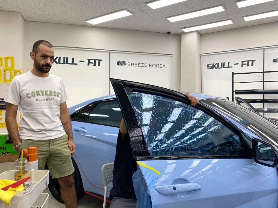 Hyundai Elantra Nのカーフィルム施工事例|費用目安・仕上がり 施工写真 3-3