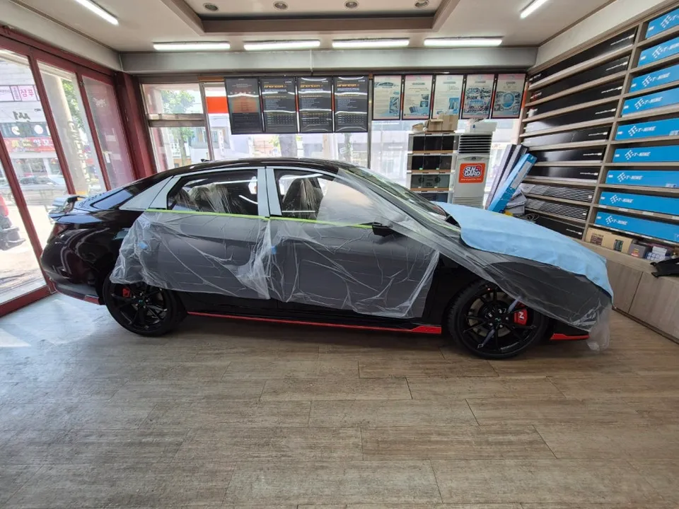 Hyundai Elantraのカーフィルム施工事例|費用目安・仕上がり 施工写真 2-2