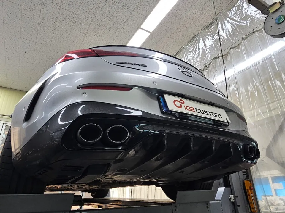Mercedes-Benz CLE53 AMG exhaust upgrade - Mercedes-Benz CLE53 AMG Exhaust Tuning Review photo 3