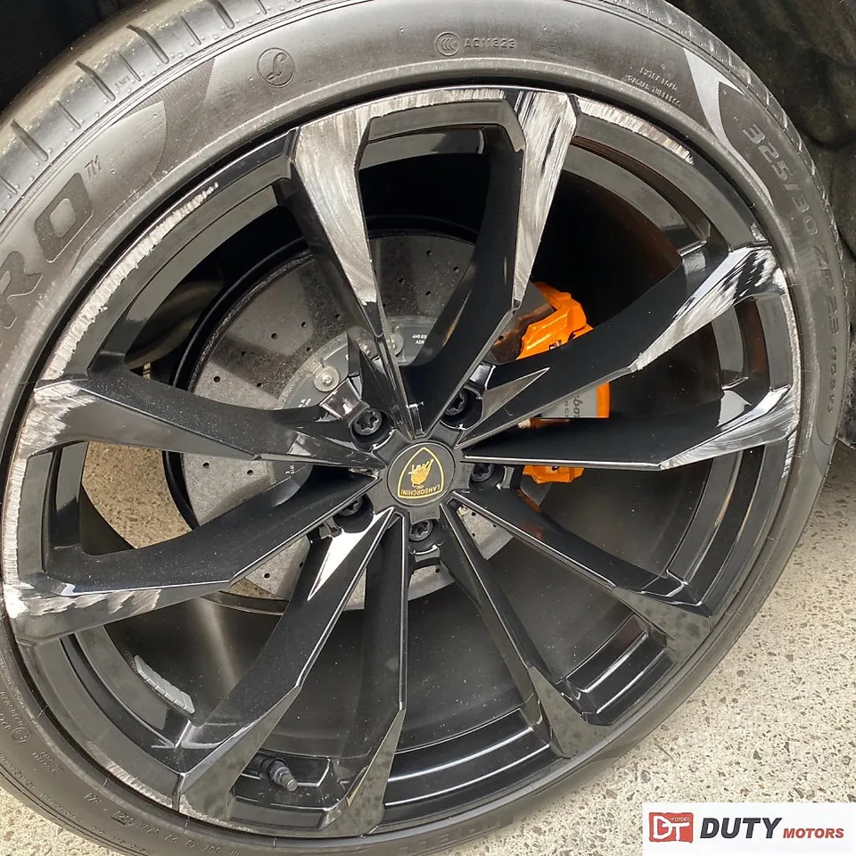 Lamborghini Urus wheel repair - Lamborghini Urus Wheel Repair & Painting Review photo 3