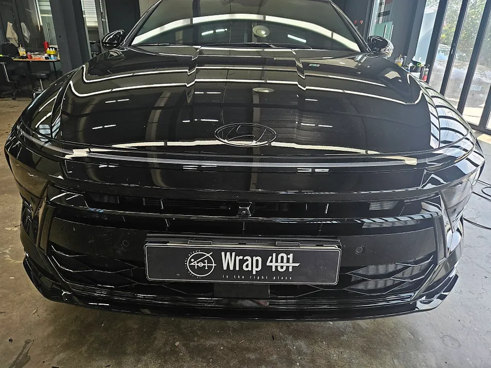Hyundai Sonata DN8 vinyl wrap - Hyundai Sonata DN8 Vinyl Wrap Review: Cost & Results photo 4