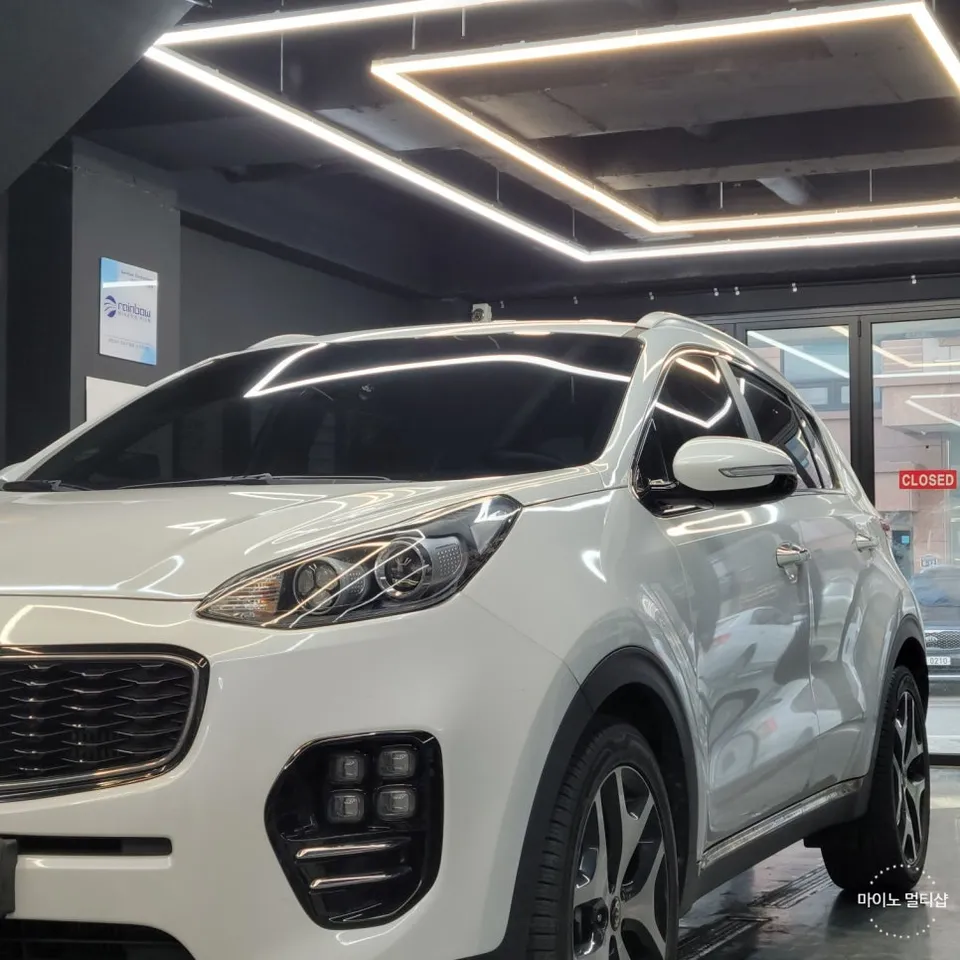 Kia Sportage dash cam installation result
