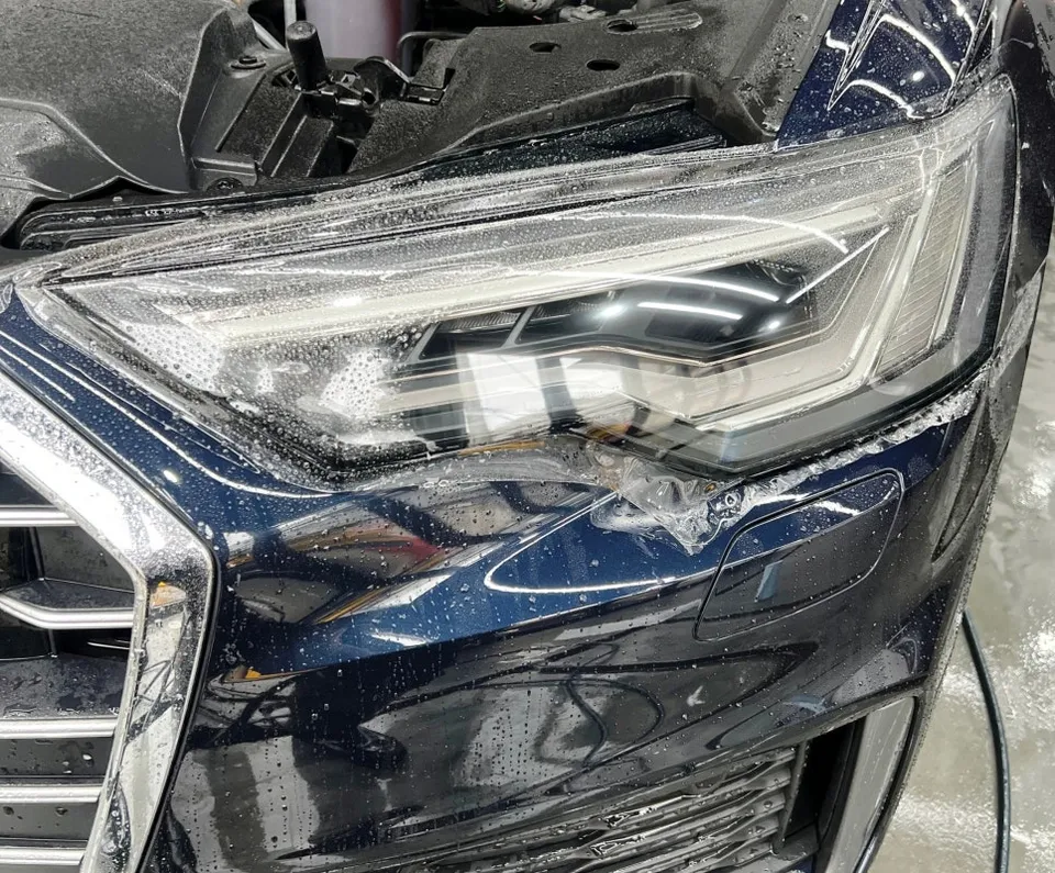 Audi A6のPPF施工事例｜費用目安と仕上がり 施工写真 1-3