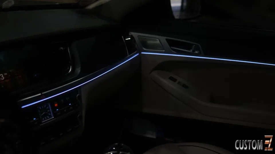 Genesis G80 ambient lighting - Genesis G80 Ambient Lighting Review - Enhanced Interior Mood photo 3