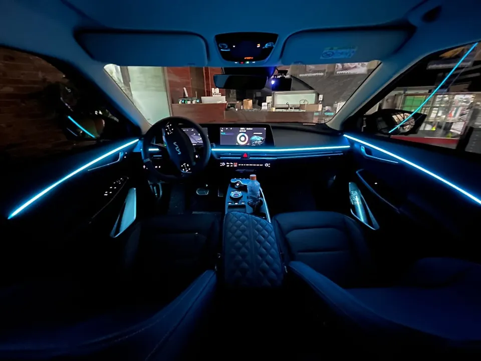 Kia EV6 ambient lighting - Kia EV6 Ambient Lighting Review — Cost & Results photo 3