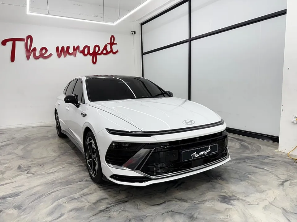 Hyundai Sonata DN8 vinyl wrap - Hyundai Sonata DN8 Vinyl Wrap Review: Cost & Results photo 4