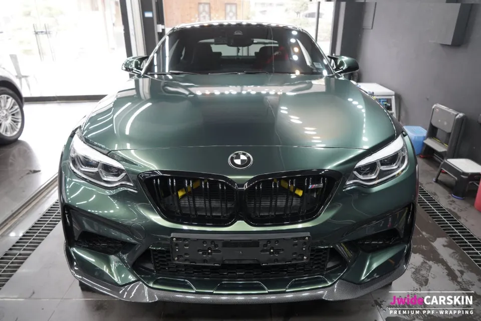 BMW M2 F87のPPF施工事例 施工写真 2