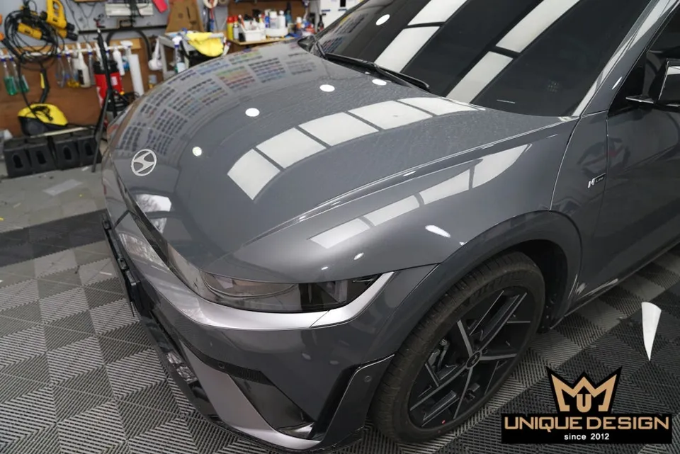 Hyundai IONIQのPPF施工事例|費用目安と仕上がり 施工写真 2-1