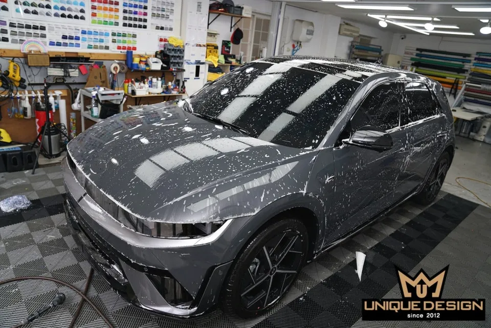 Hyundai IONIQのPPF施工事例|費用目安と仕上がり 施工写真 3-1